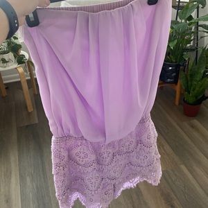 Bright Purple Romper. Size small